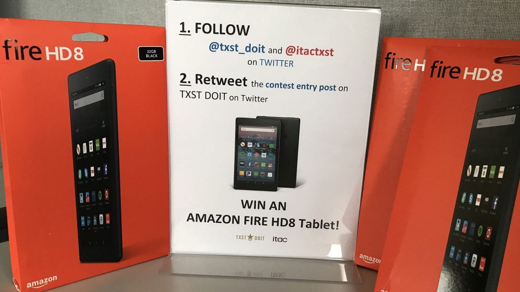 DOIT and ITAC Amazon Fire tablet giveaway rules