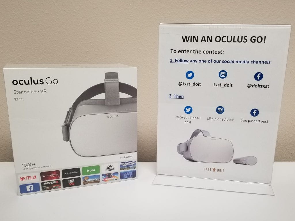 DOIT Oculus GO giveaway rules