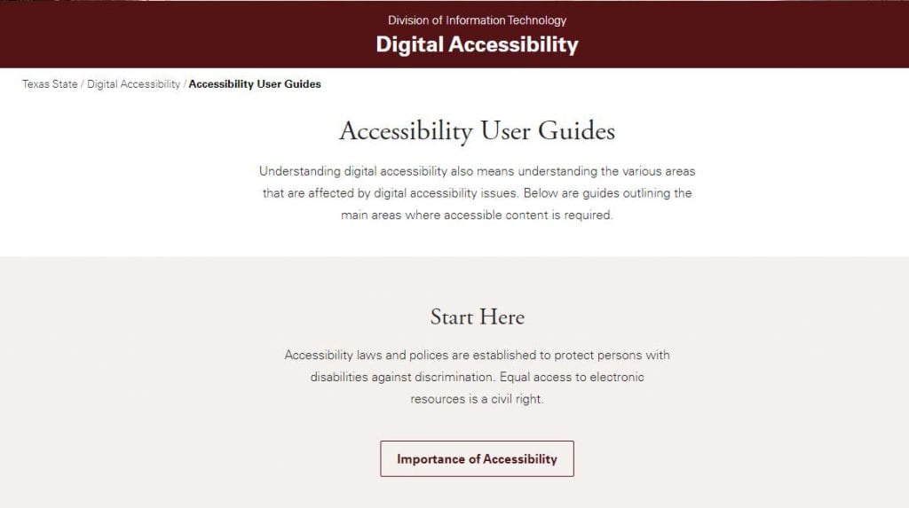 Digital Accessibility – Have you thought about it?