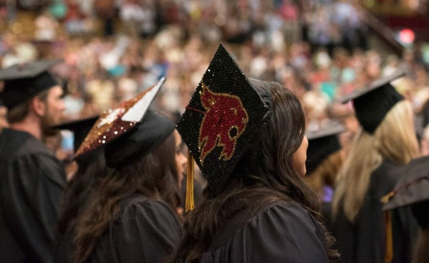 Catch commencement on TXST Mobile