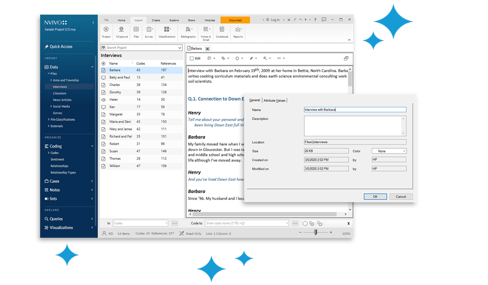 Analyze your research with NVivo