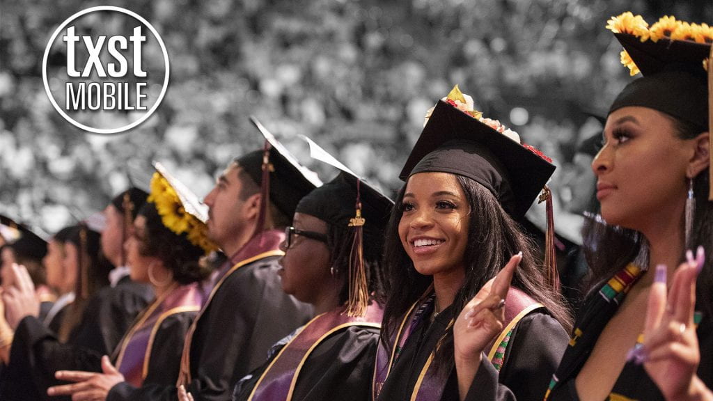 TXST Mobile is your guide to commencement