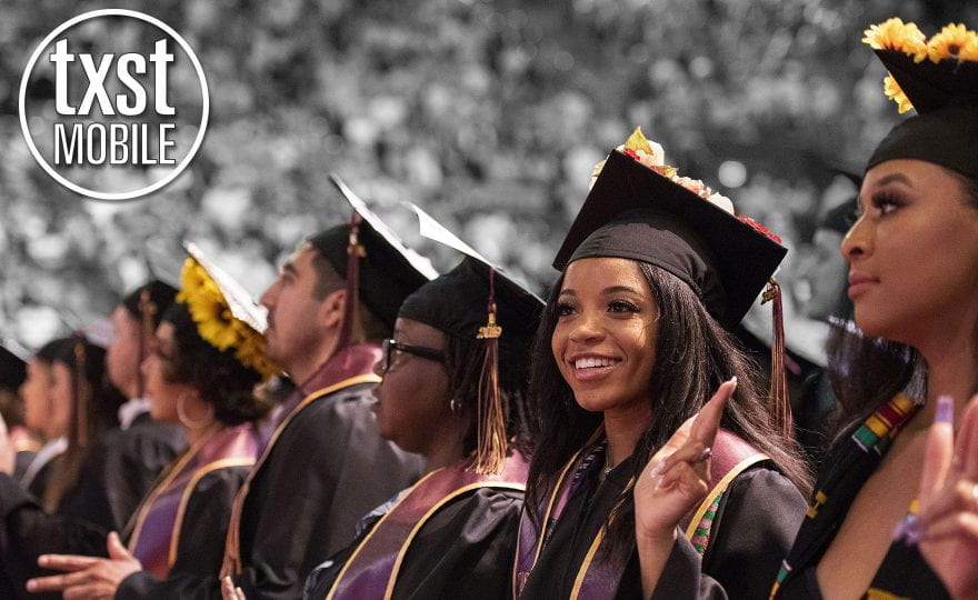 TXST Mobile is your guide to commencement