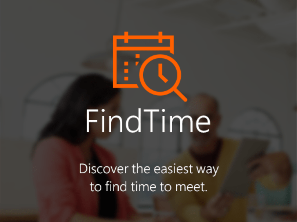 Use FindTime to schedule meetings faster