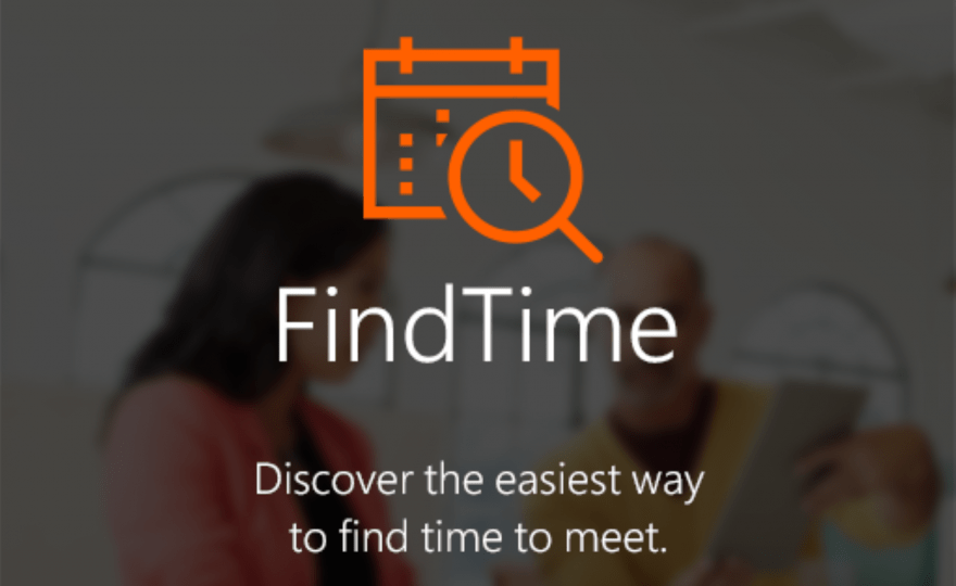 Use FindTime to schedule meetings faster